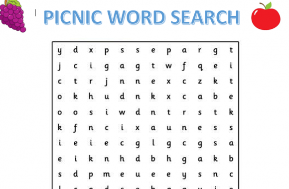 Picnic Word Search