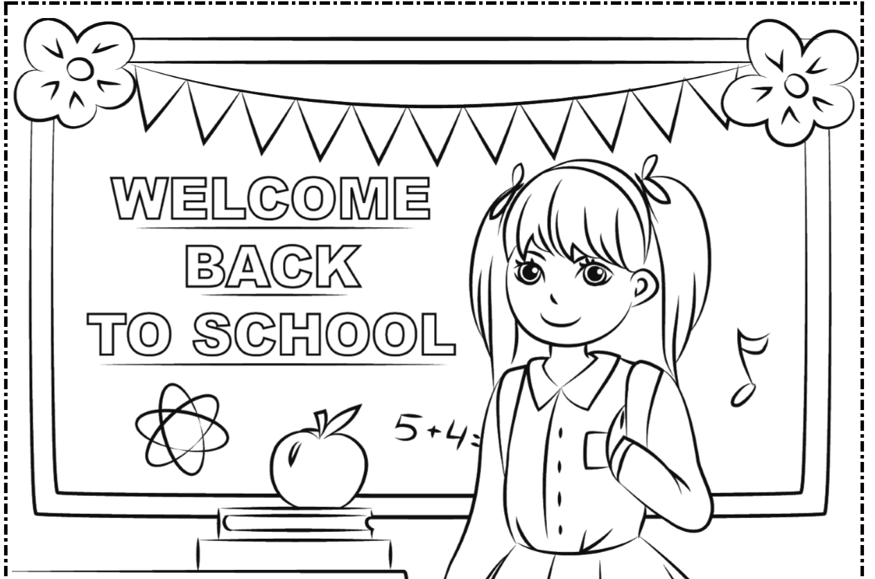 September Coloring Page 2